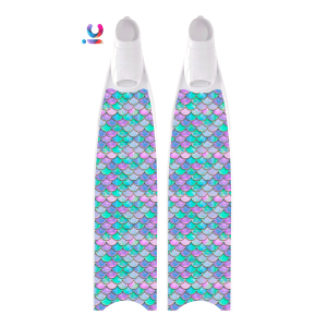 Leaderfins Mermaid Purple Golden Fins