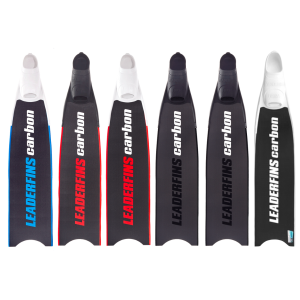 Leaderfins Pure Carbon Logo Fins