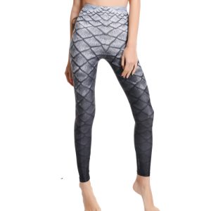 Legging Pant Rashguard Mermaid Black Gradient